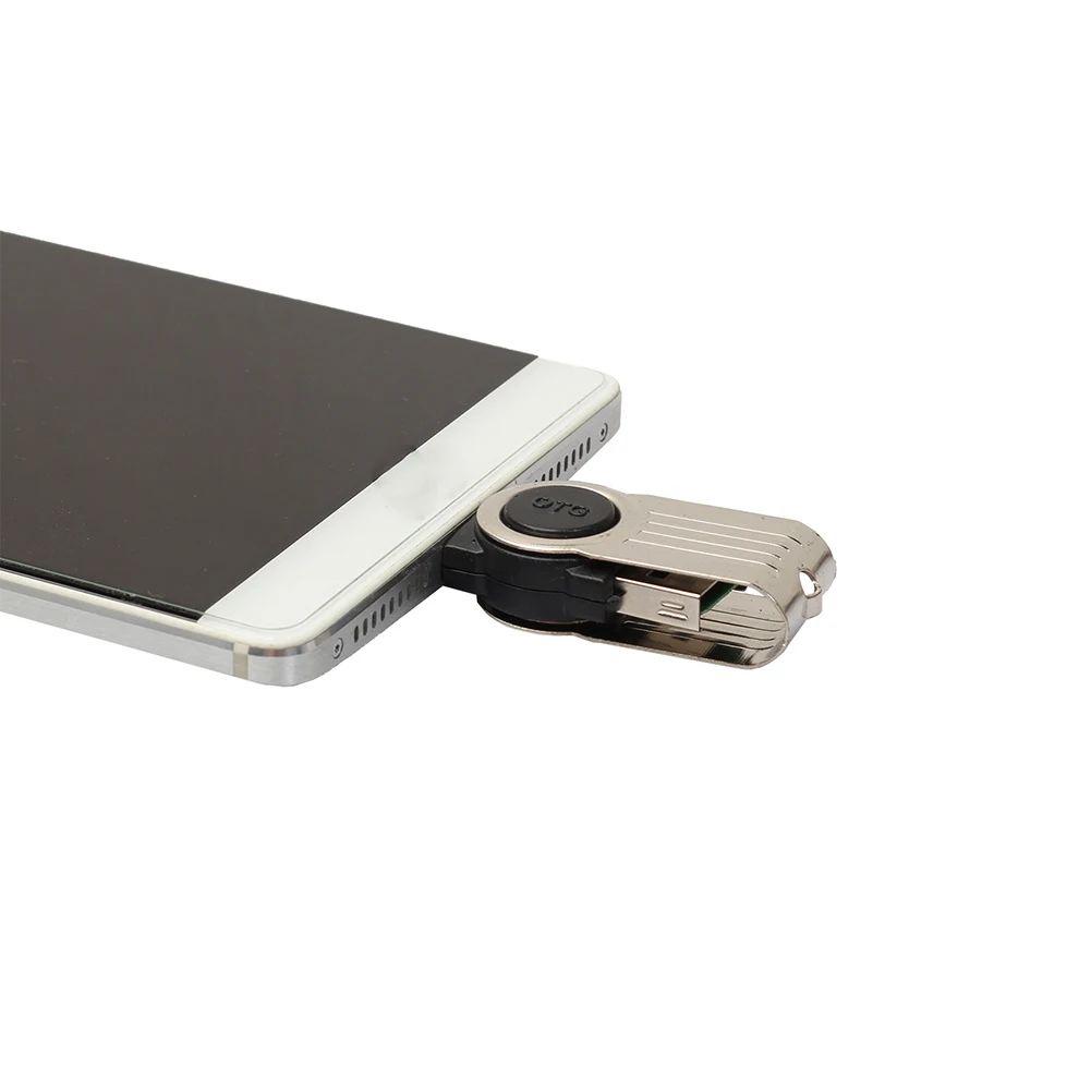Новый Поворотный OTG Micro USB SD TF кардридер адаптер соединитель для мобильного