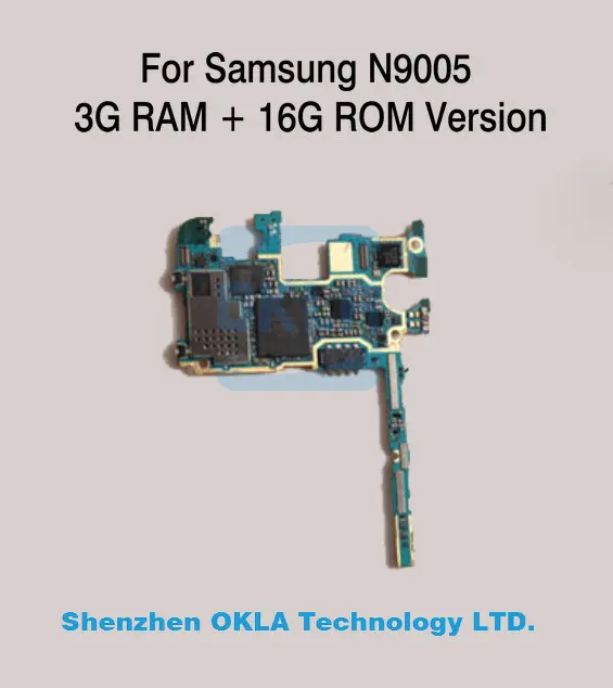 Оригинальная материнская плата Samsung GALAXY Note3 N9005 3 Гб ОЗУ 16 32 ПЗУ логическая 1