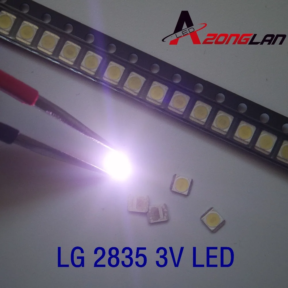 3528 2835 3V SMD LED 1W LG 4000 шт./лот холодный белый лм для телевизора светодиодная