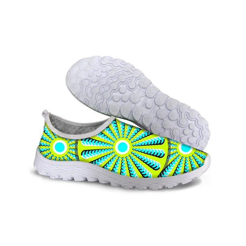 Мода г. женские Обувь с дышащей сеткой Sheos zapatillas mujer обувь светильник и мягкий материал, летние босоножки на плоской подошве в сеточку для обувь на плоской подошве для отдыха - Цвет: C0111AA