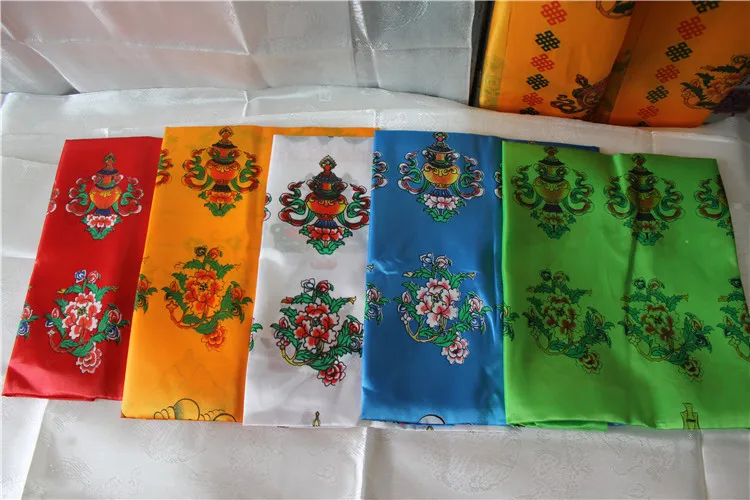 Восемь символов благоприятных великолепная Изысканная атласная ткань с ручным