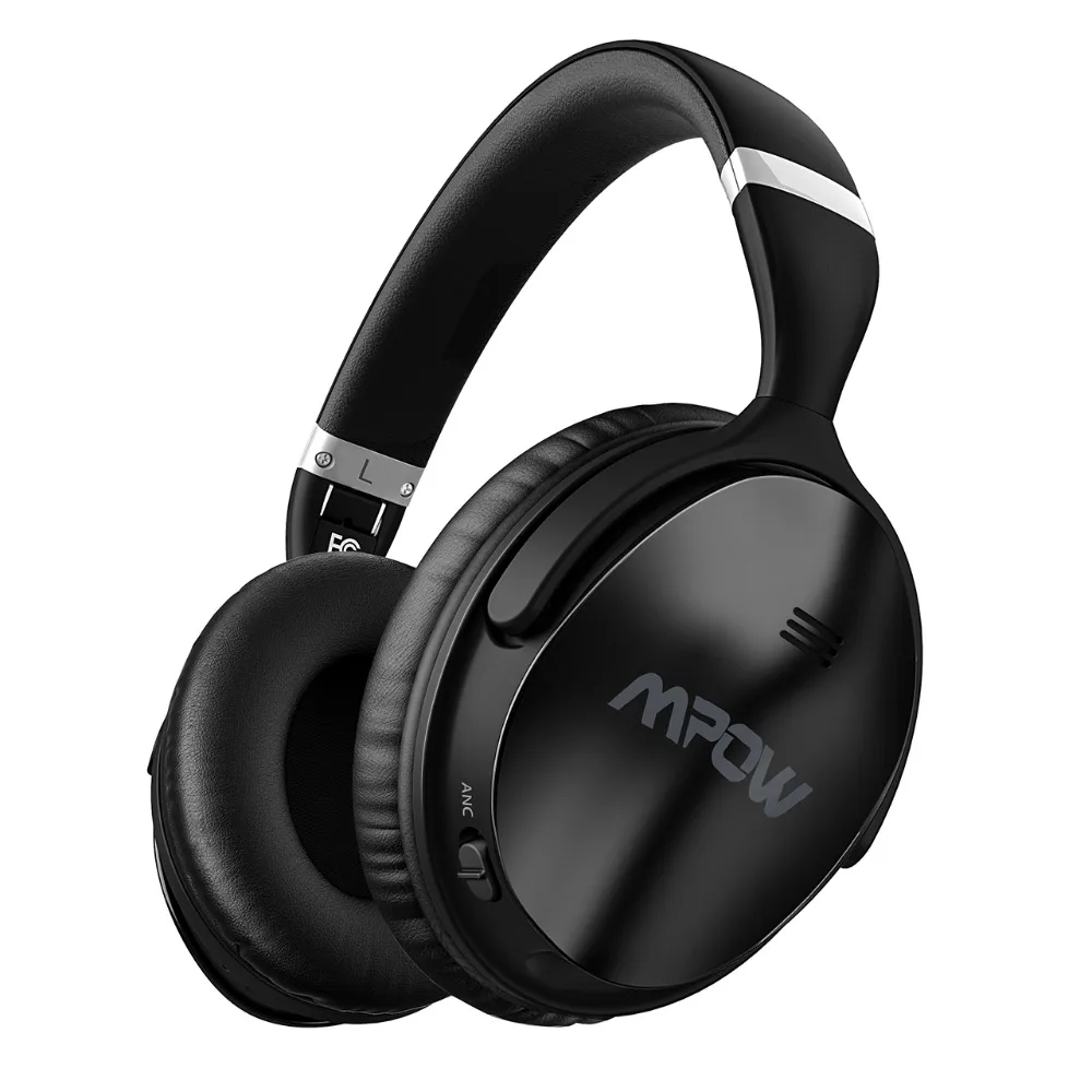 Mpow H5 активные наушники с шумоподавлением Hi-Fi стерео удобные Накладные наушники 18H Складная Беспроводная гарнитура с микрофоном и сумкой для переноски