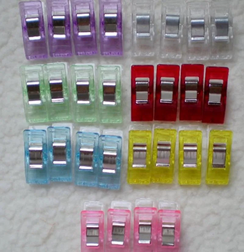 10 pcs/lot Plastic Clip Fabric Clover Mar Hemming Sewing Tools Tape Bias Maker DIY Job Foot Case Supplies Accessories | Дом и сад