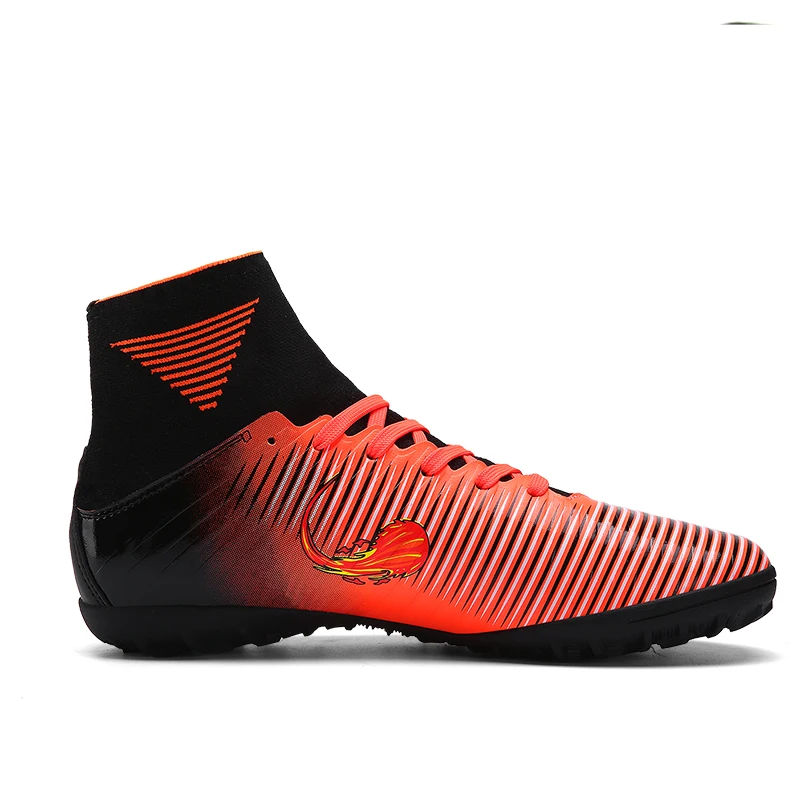 Мужские футбольные бутсы с высоким голенищем 2018 для тренировки сломанных ногтей