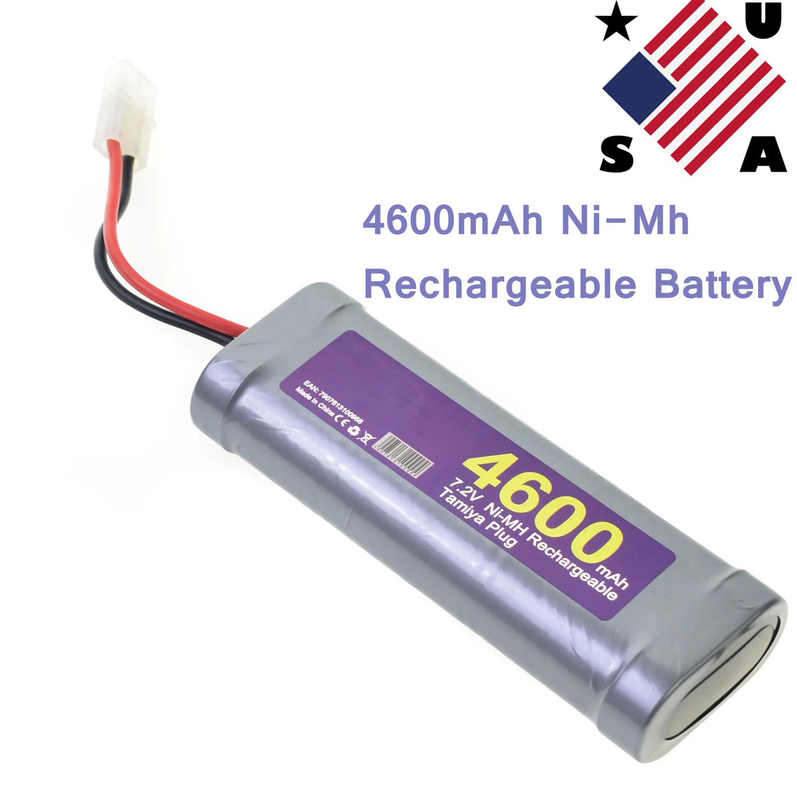 1-5 шт. 7 2 в 4600 мАч серая аккумуляторная батарея NiMH Tamiya 1 x Plug RC | Электроника
