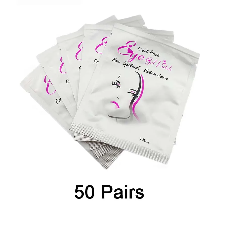 50 Pairs Girl Наращивание ресниц под подушечкой для глаз 50/100 пар привитые накладки для ресниц Профессиональные глазные гель-патчи для наращивания ресниц - Цвет: 50 Pairs Girl