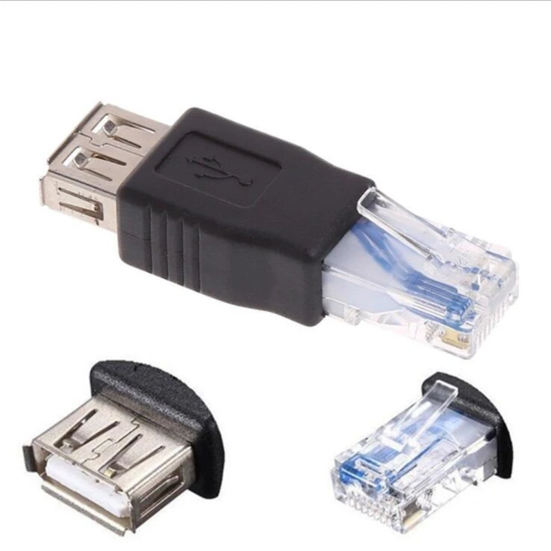 

Переходник со штекером RJ45 на USB 2,0 AF A