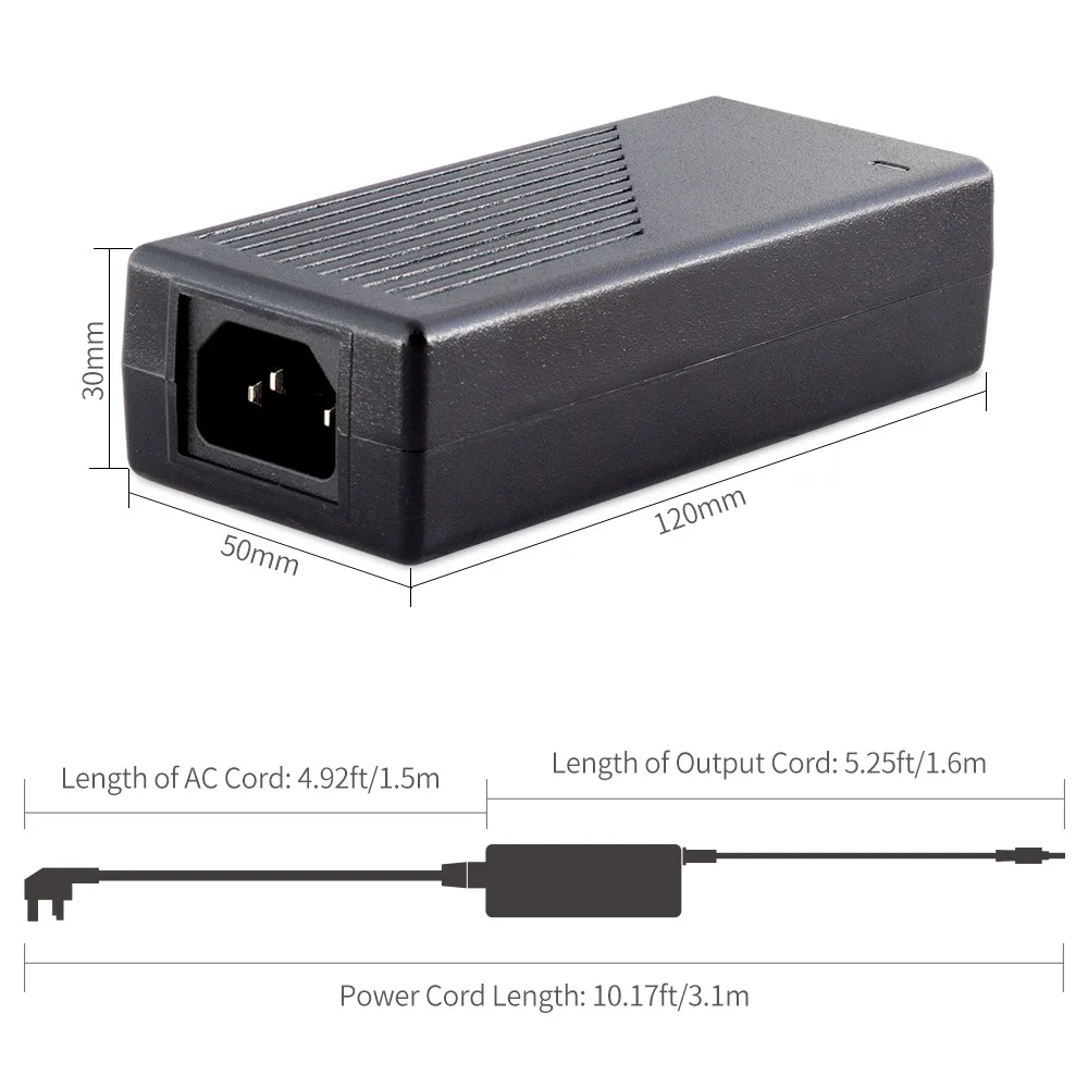 Feelworld DC 12 V 3A переключение Питание дома Мощность адаптер для 100 V-240 V AC 50/60Hz для Feelworld FW279S FW279 монитор