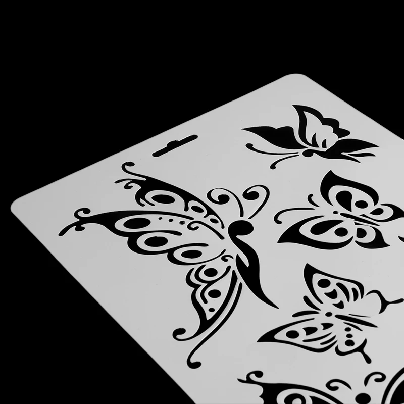 DIY ремесло бабочка покраски стен Скрапбукинг декоративное тиснение Бумага Cards-P101