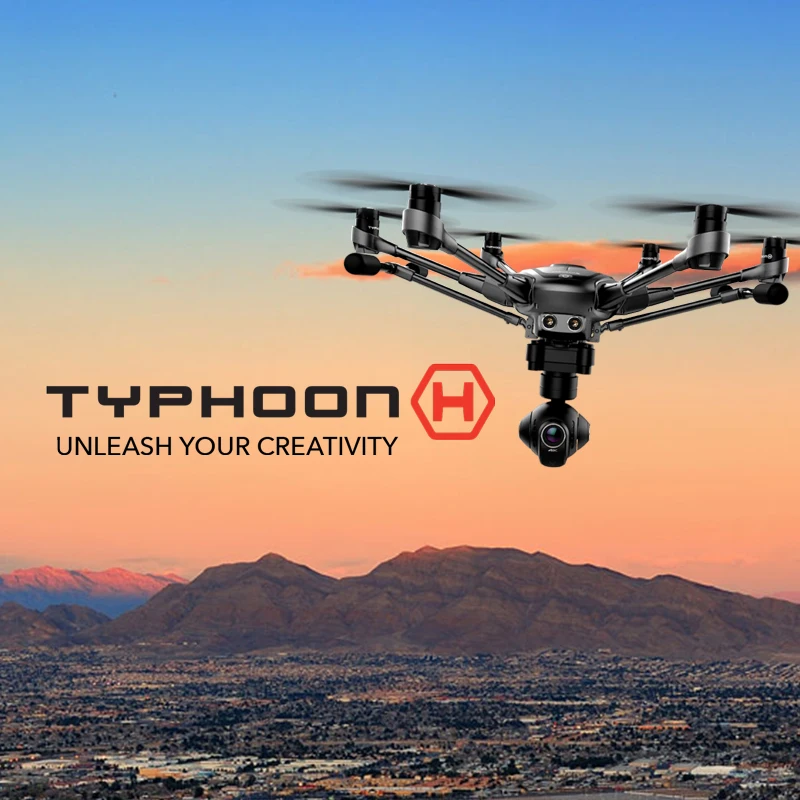 Оригинальный Yuneec Тайфун H 480 PRO Drone с Камера HD 4 K RC Quadcopter RTF 3 оси 360 карданный vs DJI Inspire