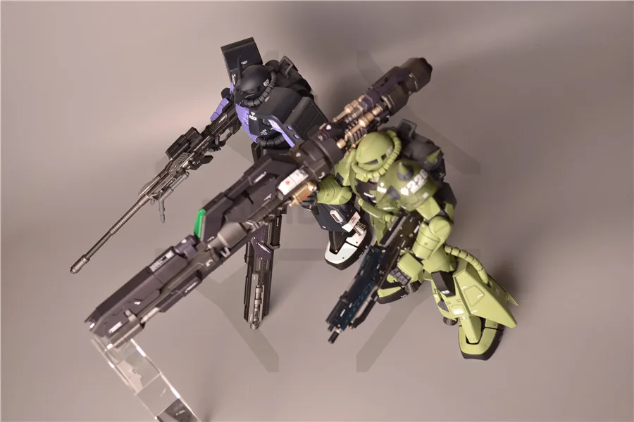 Comic Club 1/100 gundam zaku набор оружия 4 шт в сборе пушки лучевая винтовка снайперская винтовка фигурка игрушка