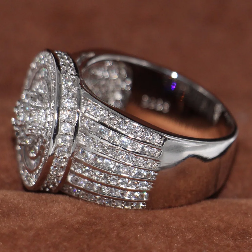 Женское кольцо на палец из стерлингового серебра 925 пробы с фианитом 5А|finger ring|wedding