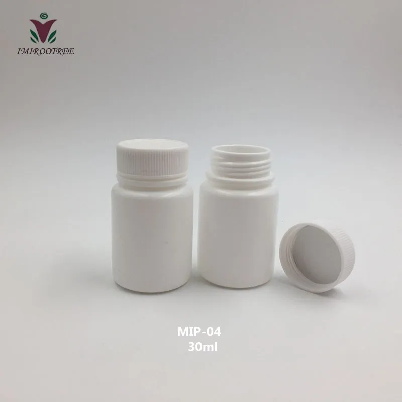 Лидер продаж пластиковая медицинская бутылка 30cc HDPE с герметичной крышкой для
