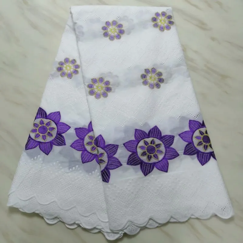 excellent design 100% Cotton African Lace Fabric with Swiss Voile for Nigerian Fabrics Dry FFP166-2 | Дом и сад