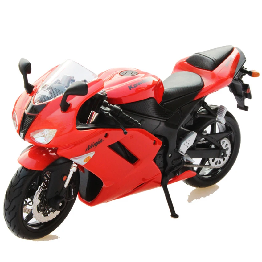 Модель мотоцикла 1:12 Kawasaki ZX 6 гоночного автомобиля из сплава Forcecontrol коллекция