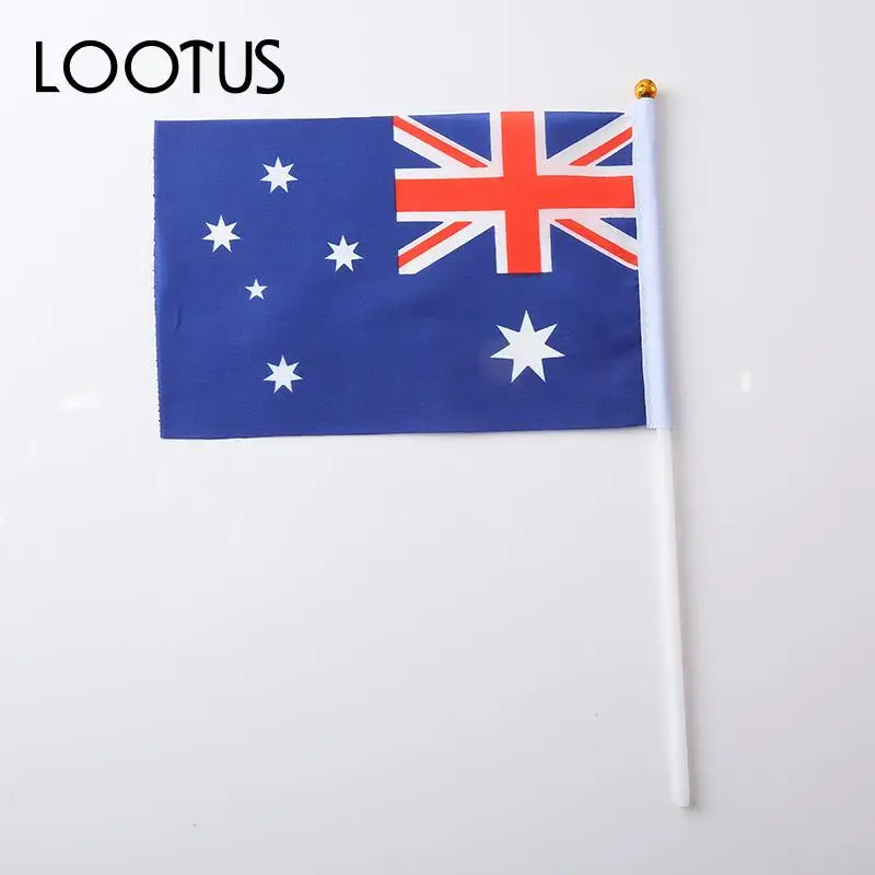 Australia Испанский флаг, немецкий флаг, Испанский флаг, Национальный флаг Канады, терилен, звезда, испанский национальный бразильский знак, ручное украшение - Цвет: Australia