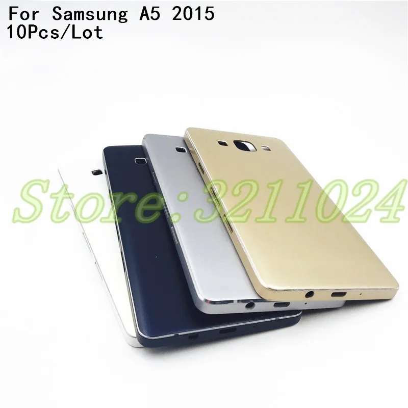 

10Pcs/Lot Battery Cover Replacement Parts For Samsung Galaxy A5 2015 A500 A5000 SM-A500F Rear Battery Door Back Cover Housing