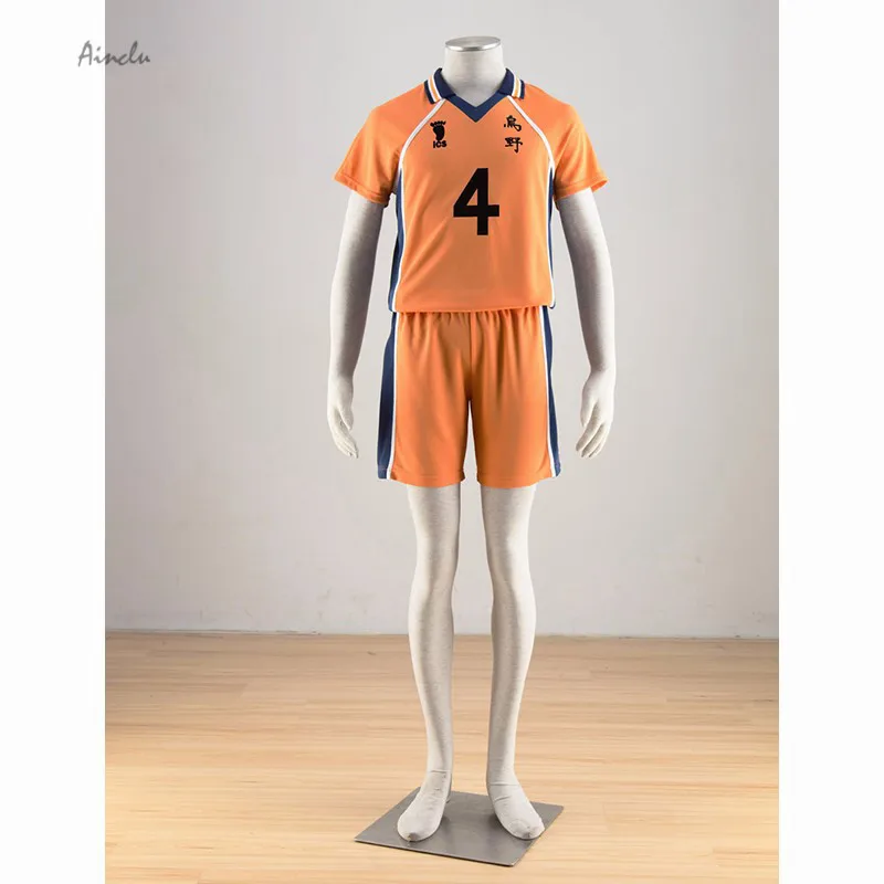 Ainclu Бесплатная доставка Haikyu! Nissinoya Yuu Karasuno школьная униформа для старшеклассников