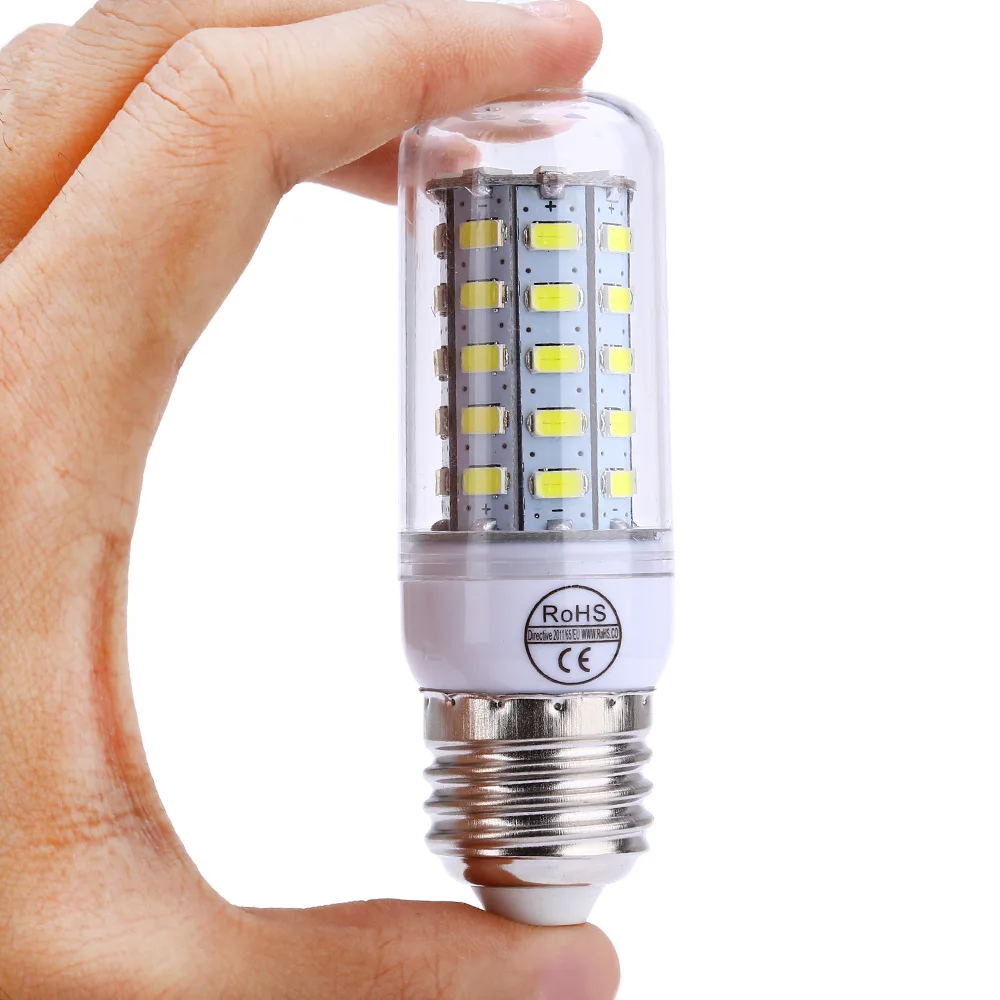 AC 220V E27/E14/G9/GU10/B22 4 5 W 400 450LM SMD 5730 Светодиодная лампа с 48 светодиодами
