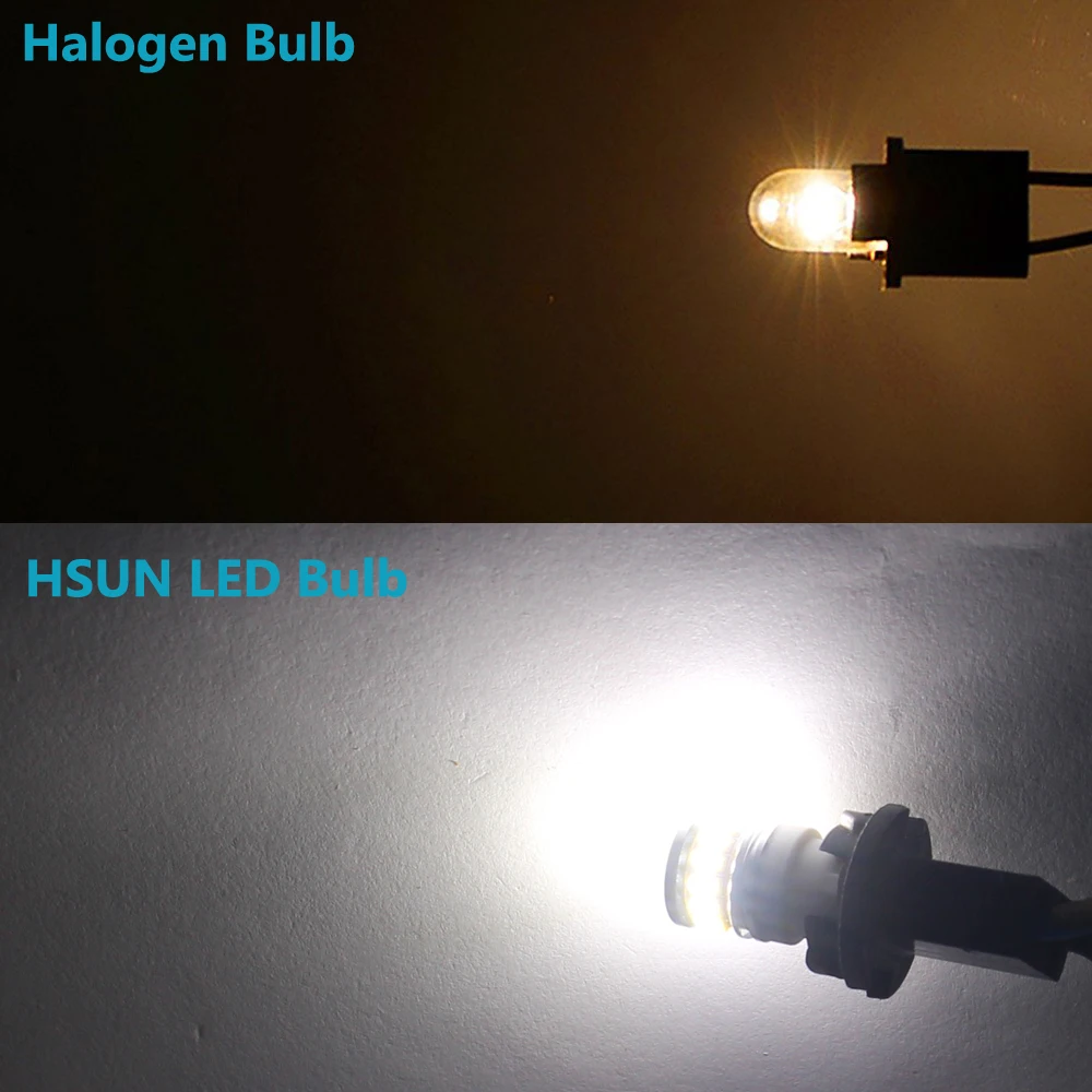 HSUN сигнальная лампа 3030 T10 светодиодная автомобильная W5W 194 168 Led Светодиодные лампы