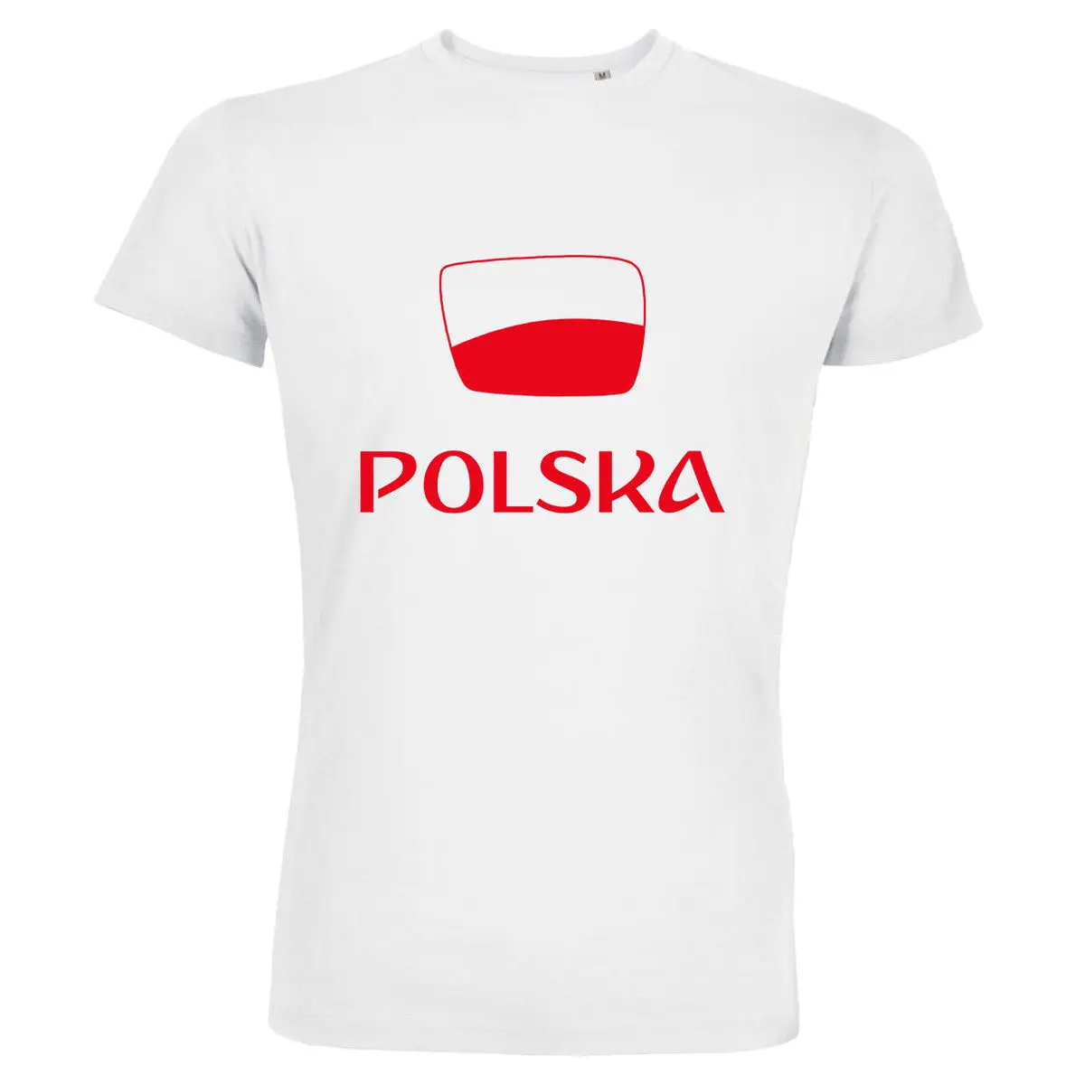 Лидер продаж 2019 Мужская футболка POLSKA летняя для футбола с флагом страны Лапка