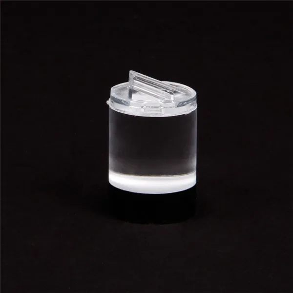 TONVIC 2sets/lot acrylic ring display clips transparent stand holder show cases 3pcs in 1 set round high quality wholesale | Украшения и