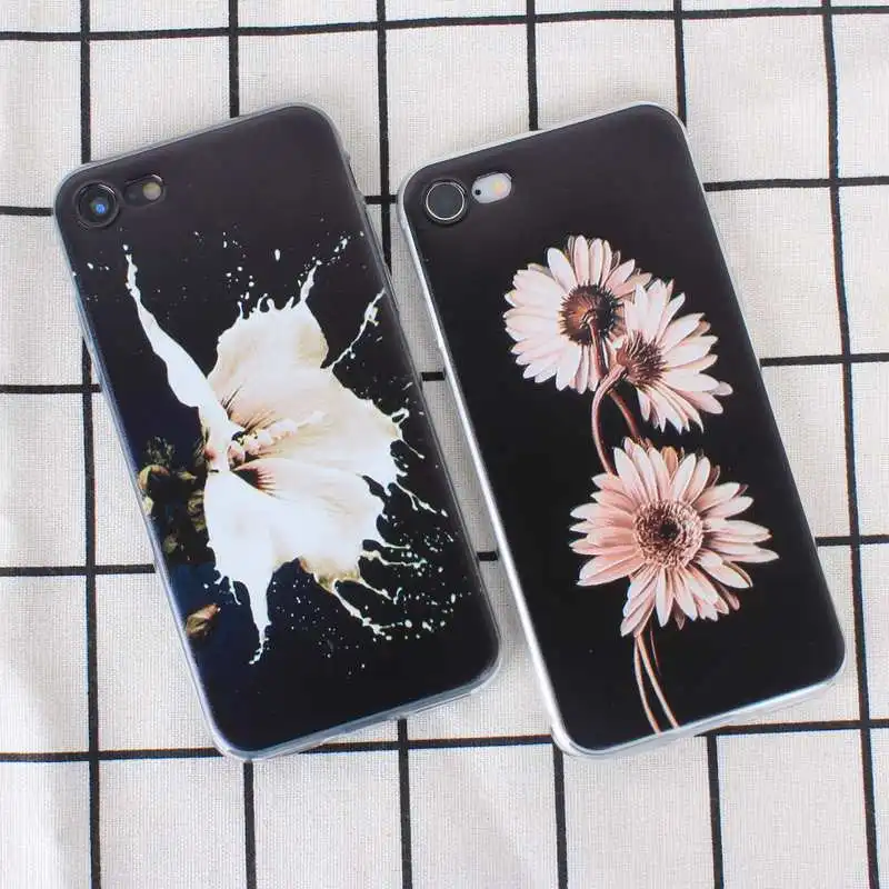 Мягкий ТПУ чехол для funda iphone 6 s Роскошный 7 8 plus 5 5S SE XS X 10 чехлы телефонов силикон