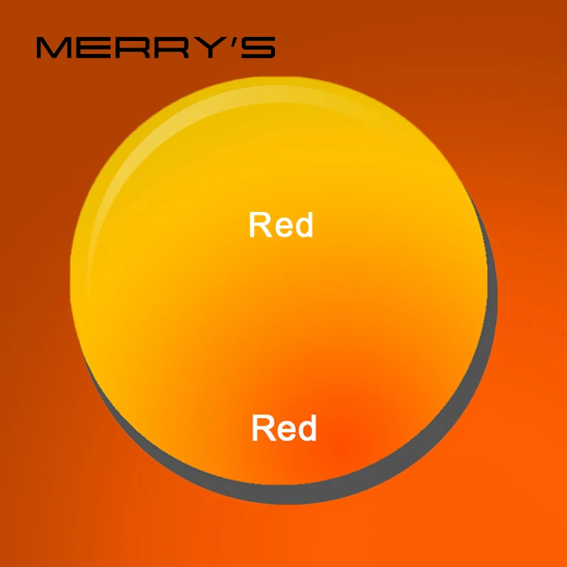 Red MERRYS поляризованные серии 1,56 1,61 1,67 по рецепту CR-39 смолы Асферические стекла линз Близорукость очки покрытие линз UV400 - Цвет линз: Red
