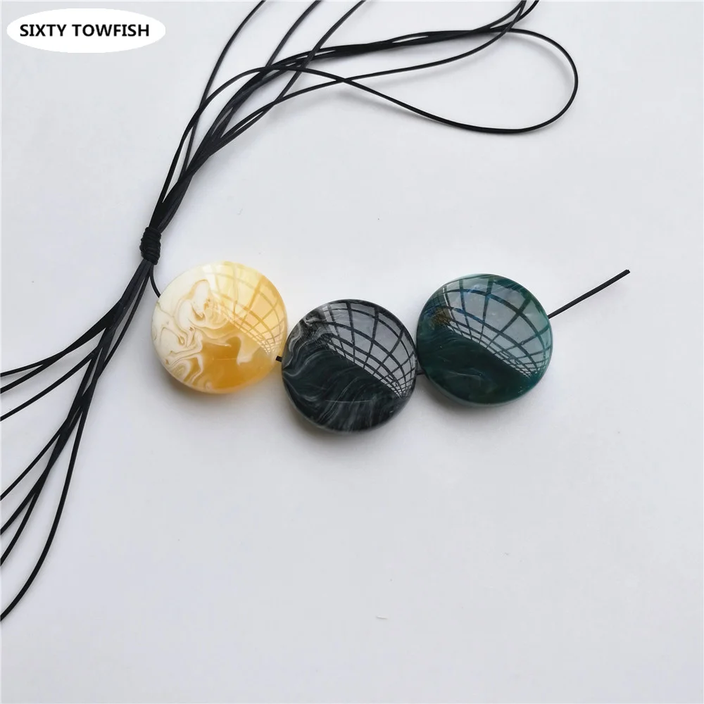 10 штук 20 мм Разноцветные Круглые бусины из смолы Ручной работы Бусины с