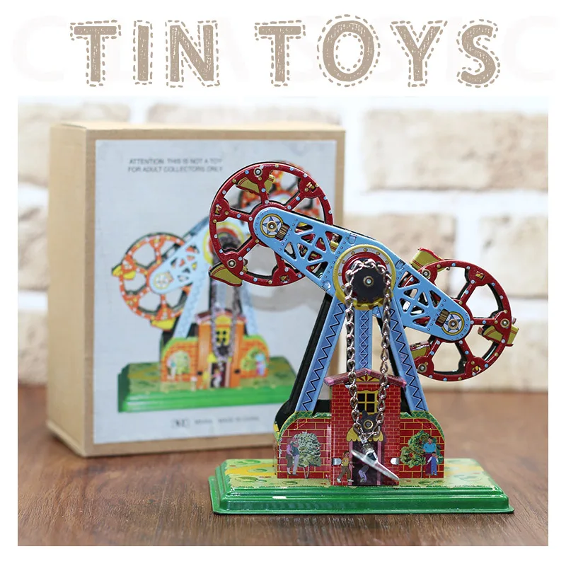 WILD FRUIT Wind Up Clockwork колесо обозрения оттягивающие назад механические игрушки для