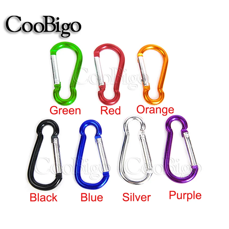 Карабин алюминиевый крюк клипса D Форма пружинная защёлка Paracord пряжки для