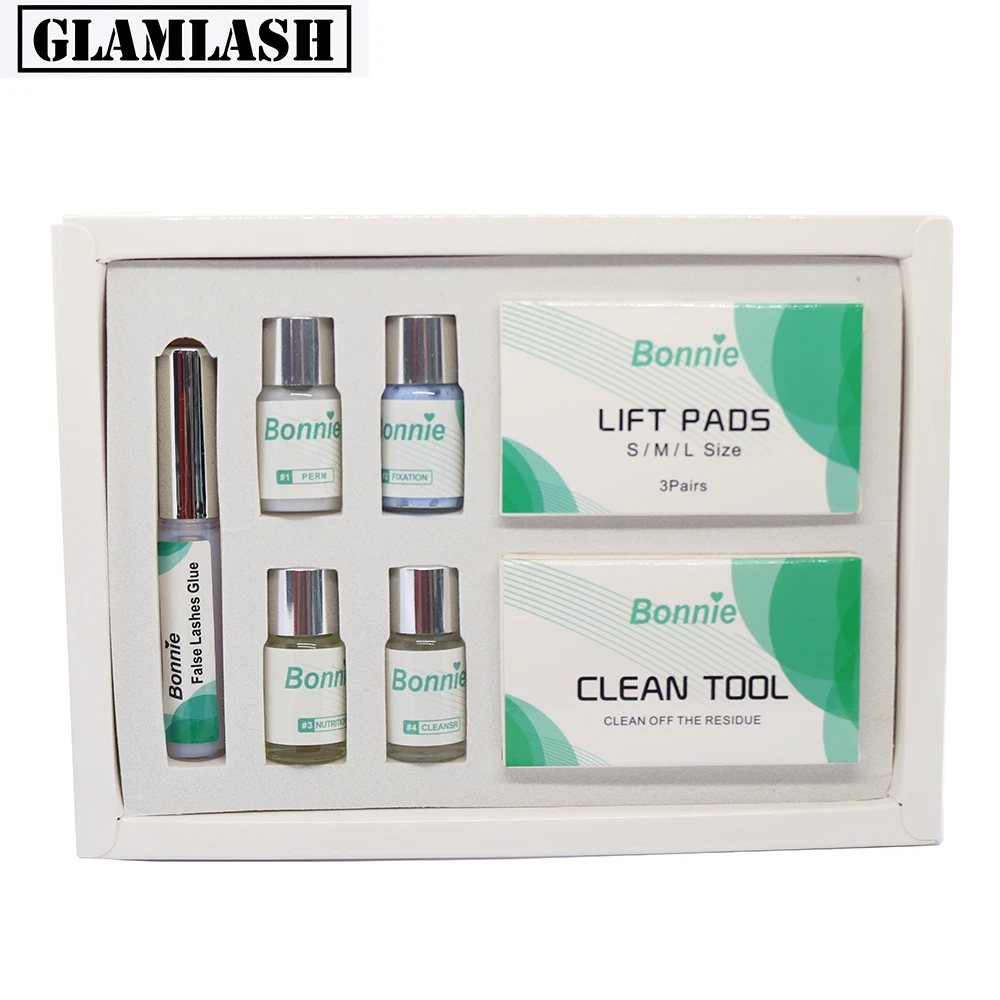 Профессиональный набор для подтяжки ресниц GLAMLASH завивки инструмент