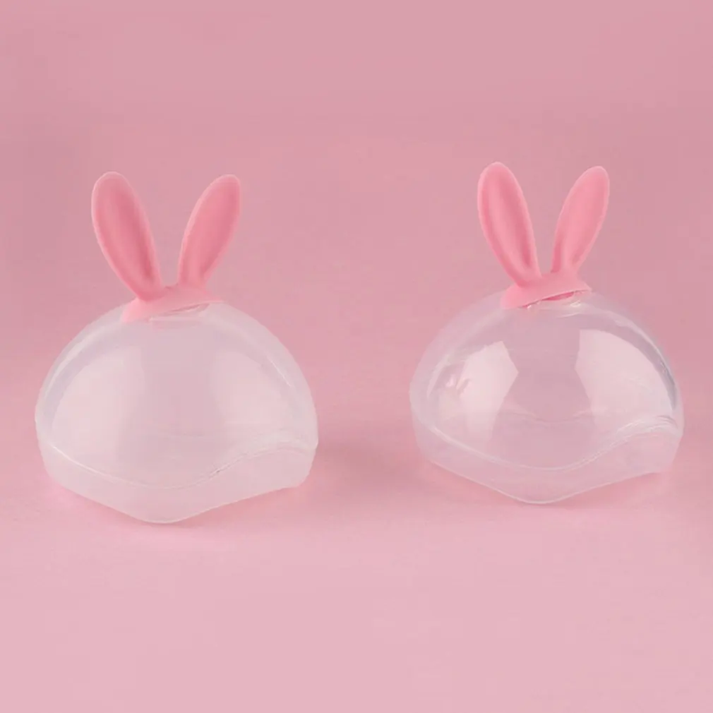 Портативный мультфильм кролик уши детские соски контейнер для младенцев