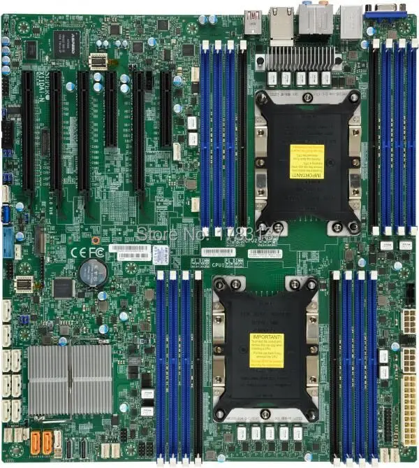 Бесплатная доставка рабочая материнская плата для сервера C621 чипсет LGA 3647 DDR4 |