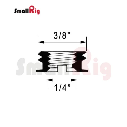 SmallRig адаптер с резьбой 1/4 дюймов до 3/8 дюймов(5 шт. в упаковке) из нержавеющей стали-1610