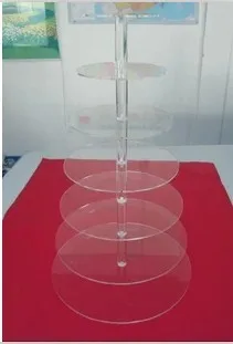 

HOT!!!Free Shipping 7 Tier Acrylic Wedding Cupcake Stand wedding decoration