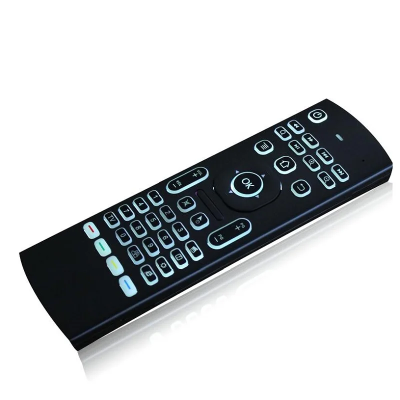 MX3 pro Fly air mouse с подсветкой и голосовым микрофоном 2 4G Беспроводная мини клавиатура