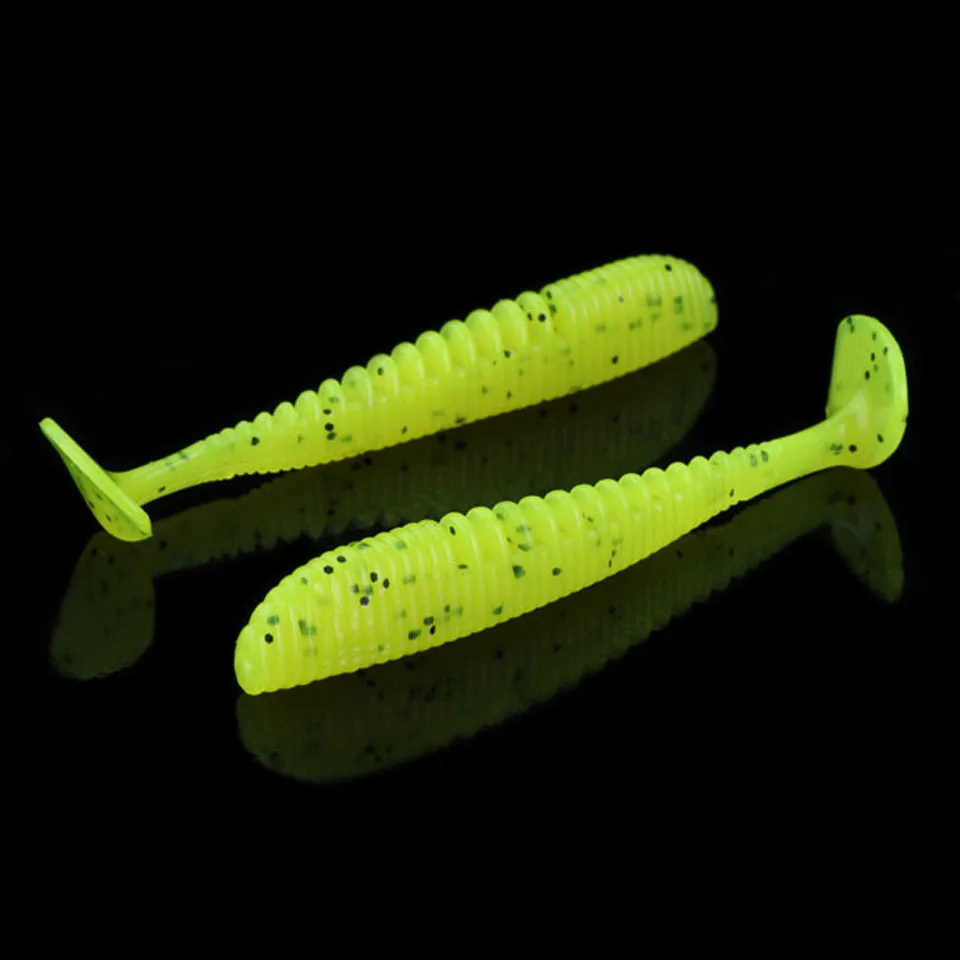 WALK FISH 8 шт./лот Awaruna рыболовные приманки 9 см 3,1 г воблеры искусственная Мягкая наживка Shad Карп Силиконовые Рыболовные Мягкие приманки снасти - Цвет: K 11
