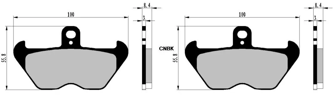 Набор тормозных колодок для BMW R1100 R1100S R 1100 S R2S K083 1999 2000 / R1150 R1150GS 1150 GS 2001|brake pad set|bmw