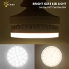 Оптовая продажа, 4 шт.лот GX53 45 35 LED 2835 SMD 5W 7W 9W 12W 15W 18W 3000K 6500K, теплый белый Потолочный светильник, дешевая потолочная лампа направленного света