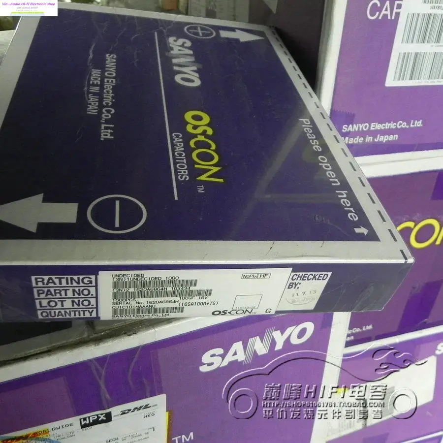 Синий настоящий набор Bolsa 10 шт/20 шт Оригинальная коробка Sanyo Os-con 16sa100m 16v100uf 8*11 твердотельные конденсаторы