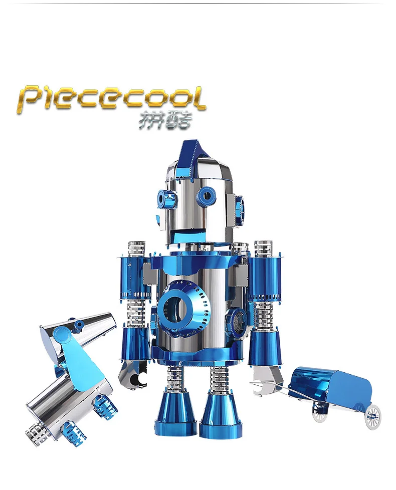 Piececool 3D металлическая головоломка путешествия Hello Cool модель DIY 3D лазерная сборка головоломки игрушки настольные украшения подарок для детей