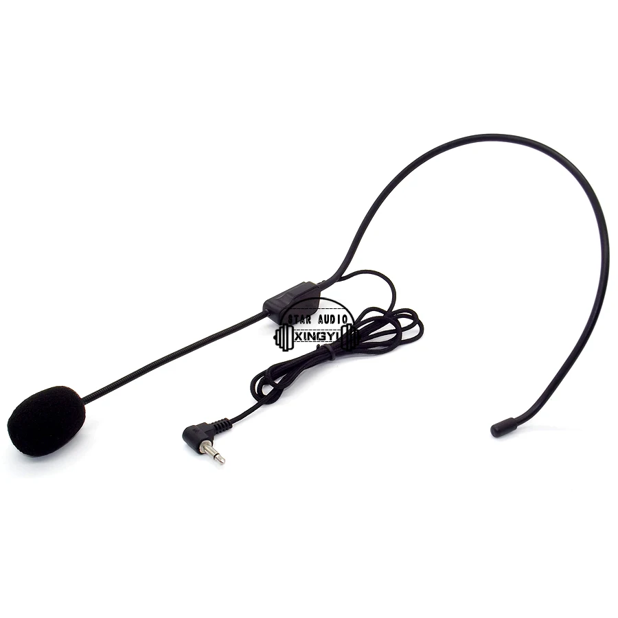 Конденсаторный головной убор с разъемом 3 5 мм микрофон гарнитура головная