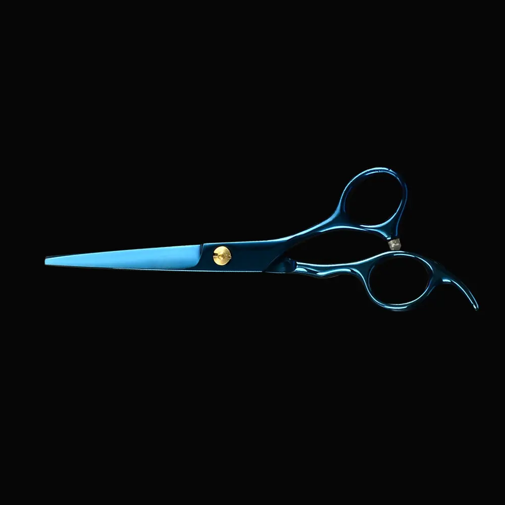 Blue-Cutting Парикмахерские ножницы парикмахер набор ножниц для стрижки волос салоны аксессуары истончение ножницы многоцветные по желанию - Цвет: Blue-Cutting