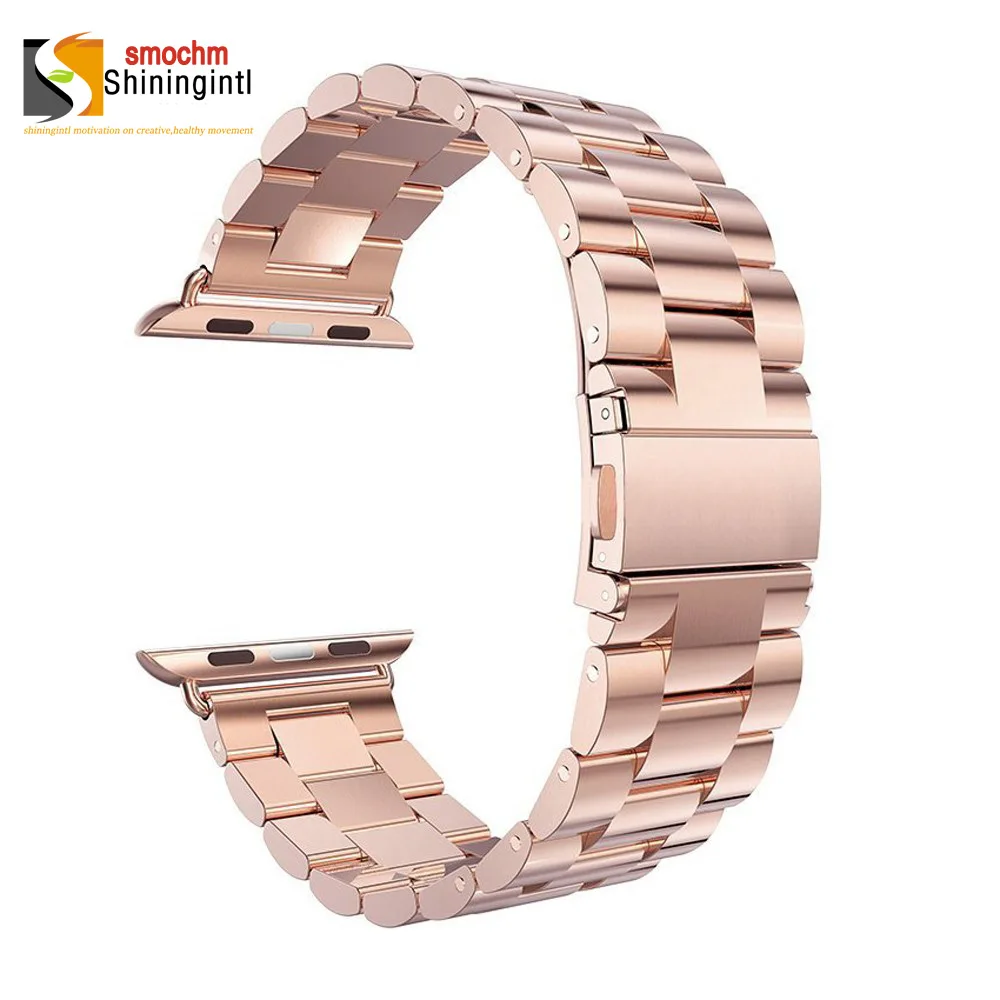 Ремешок Smochm из нержавеющей стали для наручных часов Apple Watch / Sport /edition 38 мм 42