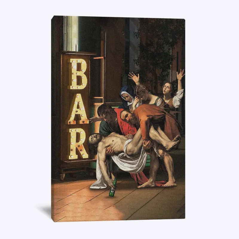 Классический Современный юморная культура цифровой Забавный художественный настенный холст для гостиной дома спальни Кабинета комнаты общежития печать