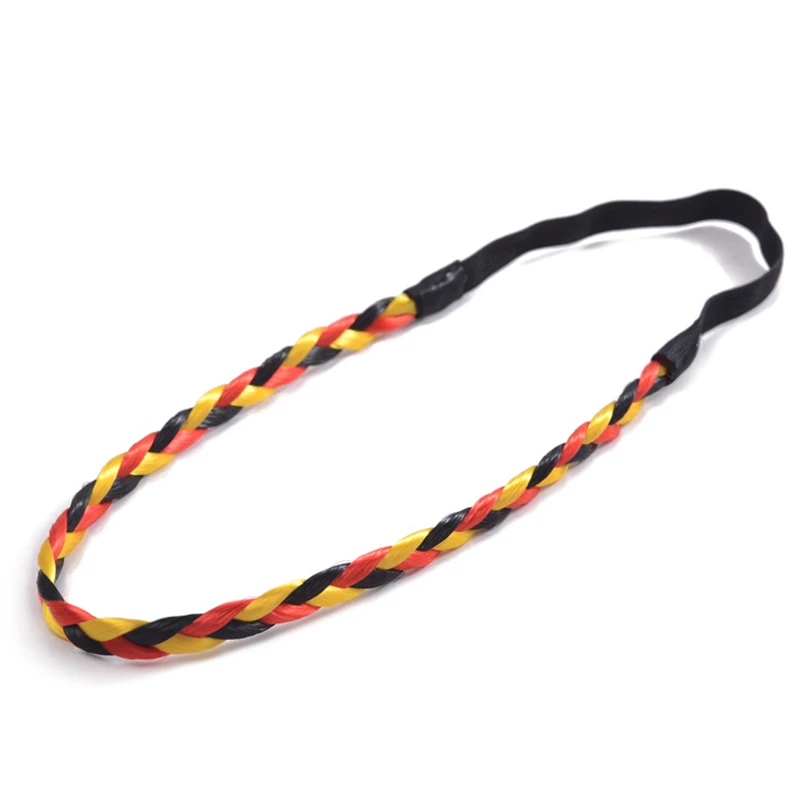 Simple romantic flag series elastic braid hairband hair accessory for men or women with free shipping | Свадьбы и торжества
