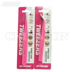 

200Pcs/Lot Eyelash Extension Tweezers Stainless Steel Eye Lashes False Fake Eyelash Nipper Eyelash Tools