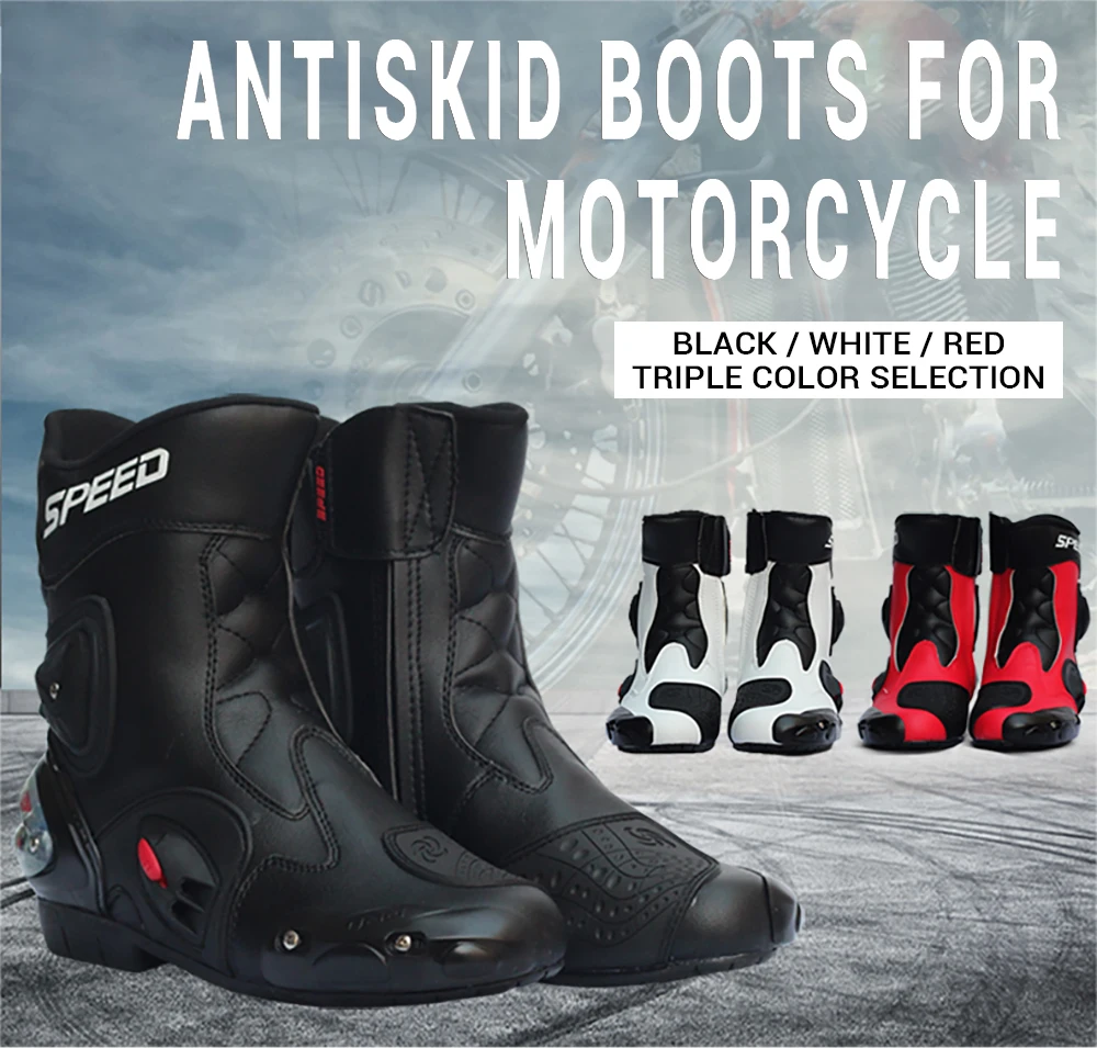 PRO-BIKER/мотоциклетные ботинки из искусственной кожи; мужские мотоциклетные ботинки для верховой езды; ботинки для мотокросса; мотоциклетные ботинки; Защитное снаряжение;
