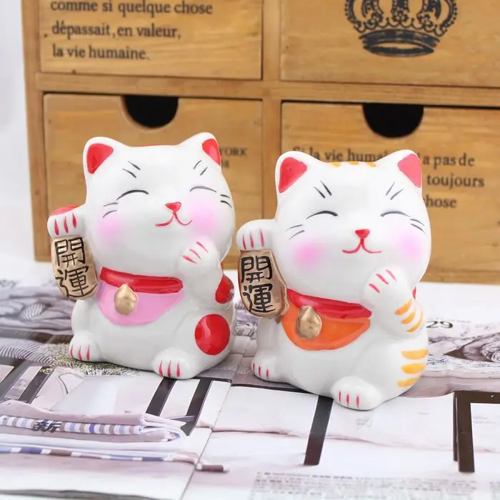 1 шт. супер милый счастливый кот улыбающееся лицо удача милое счастье Копилка